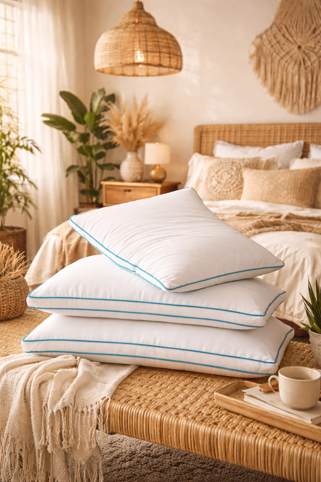 Twin Piping Luxury Pillow